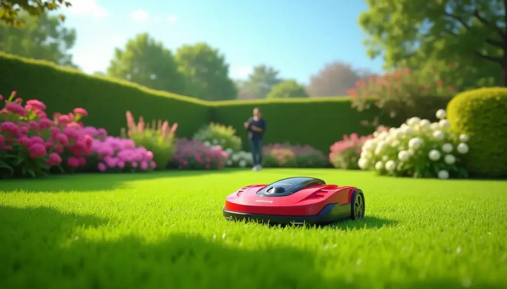 Die besten roten Rasenroboter für deinen Garten