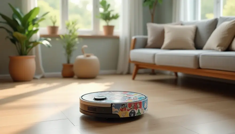 Kreativ und funktional: Wie spezielle Aufkleber Ihren Wischroboter personalisieren