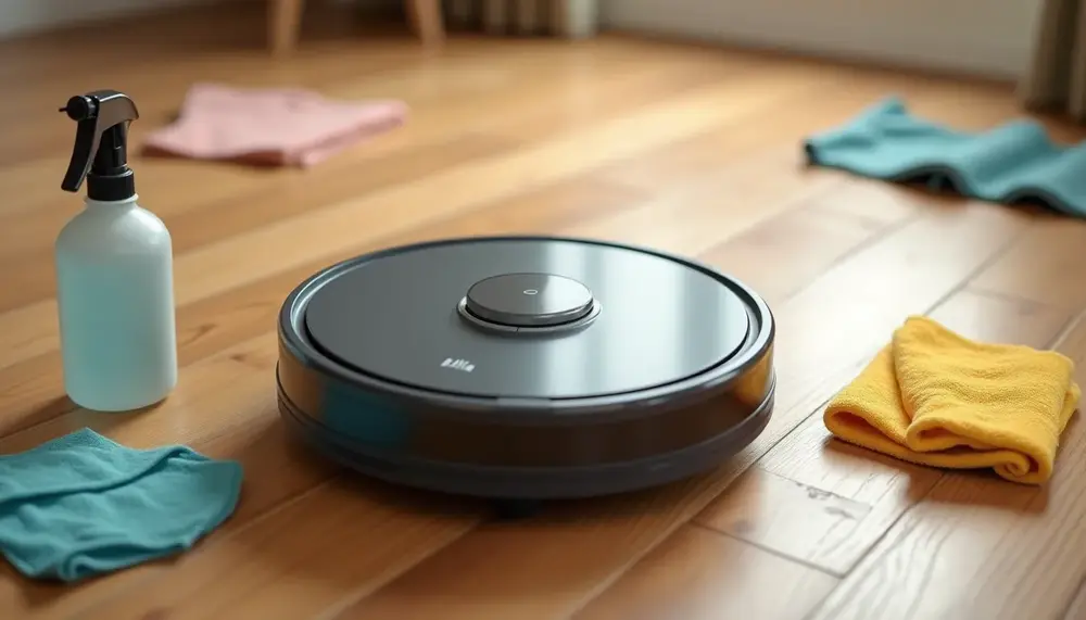 Wischroboter Reinigungstechnik: Spezielle Mittel für Parkett